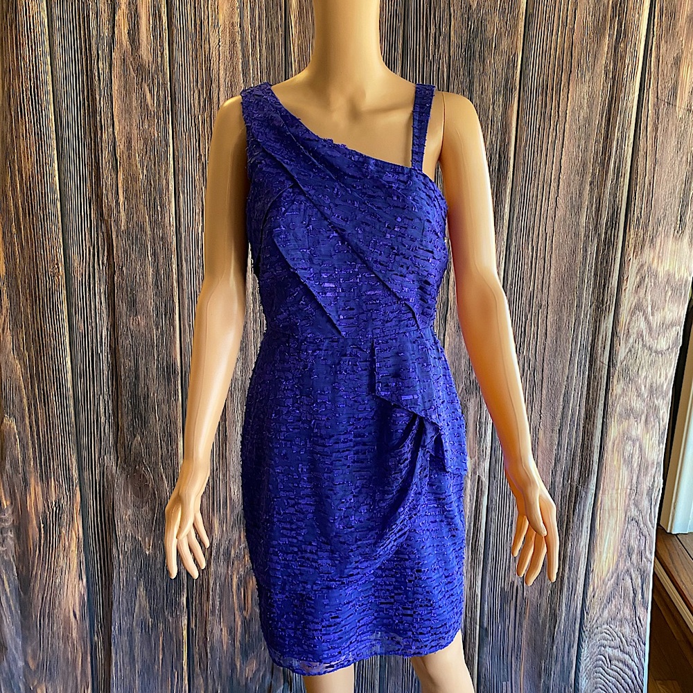 Antonio Melanie NWT indigo blue formal dress sz 4 color N41 American Dress
